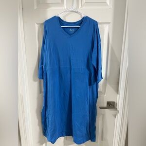 Elegant Blue Maxi Dress